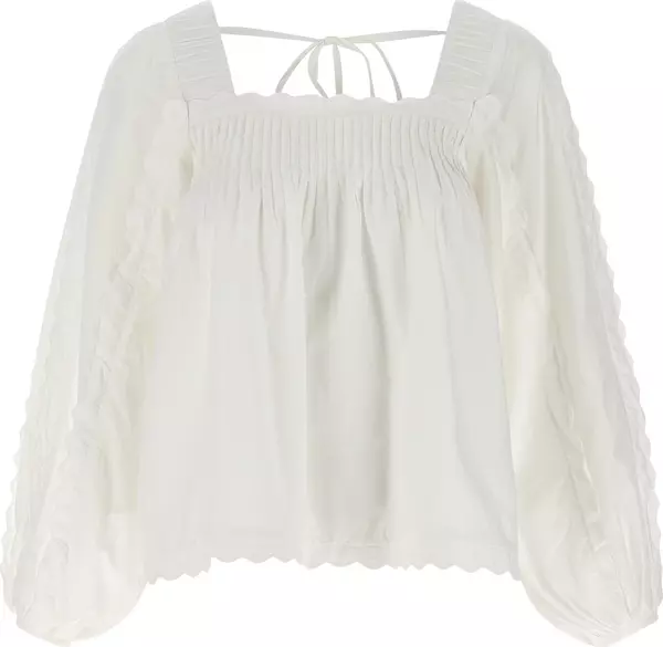 White Cotton Blouse