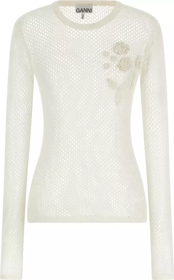 White Organic Cotton Cardigan