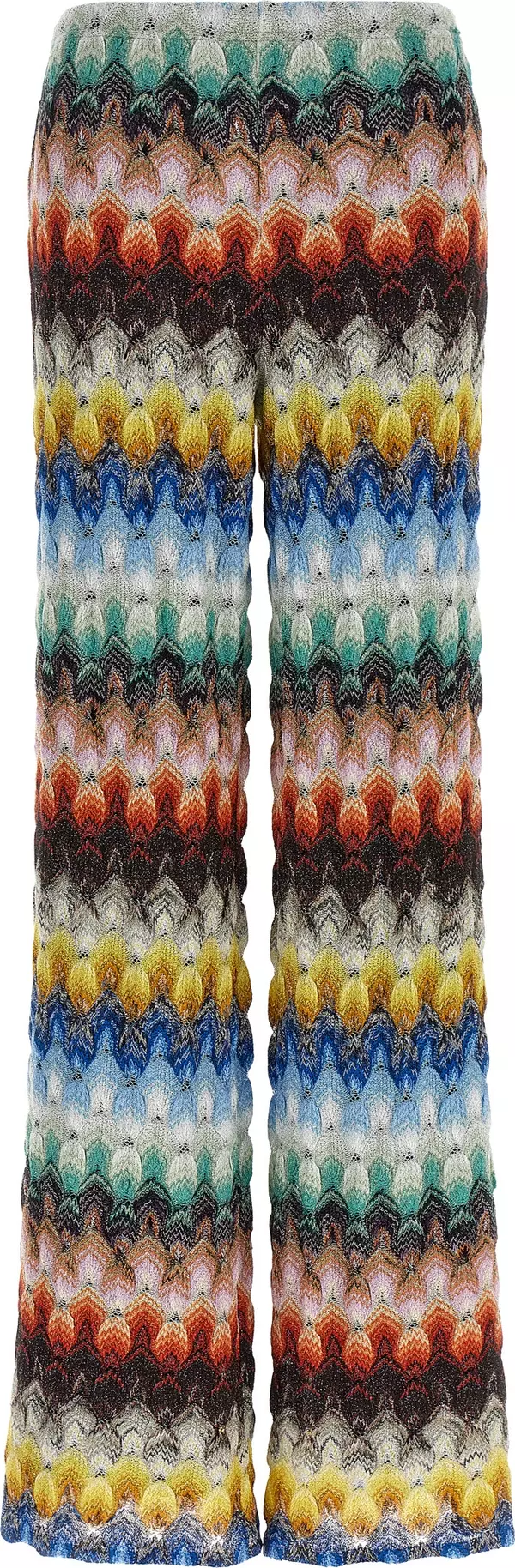 Multicolor Viscose Casual Pants