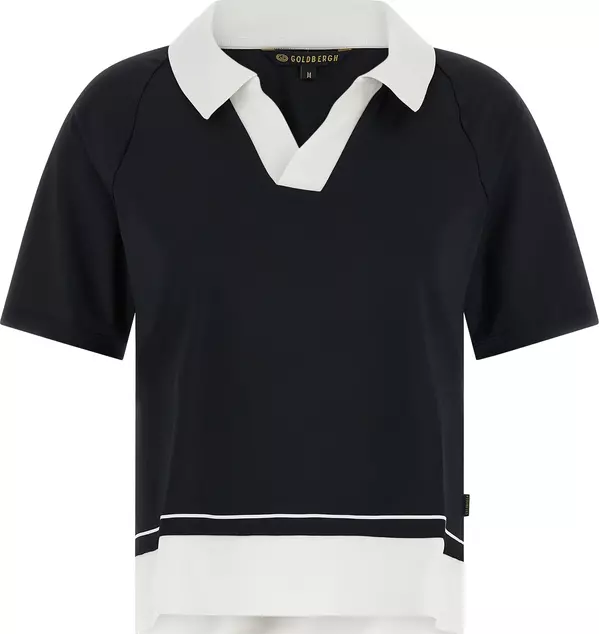 Bicolor Polyester Polo Shirt