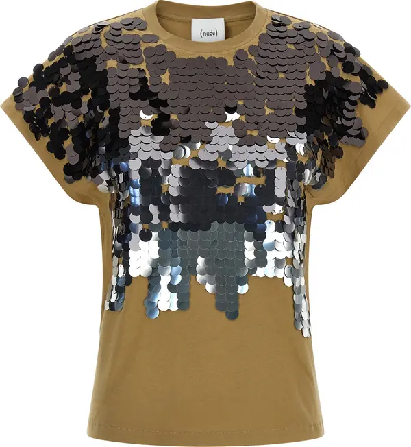 Brown Cotton T-Shirt