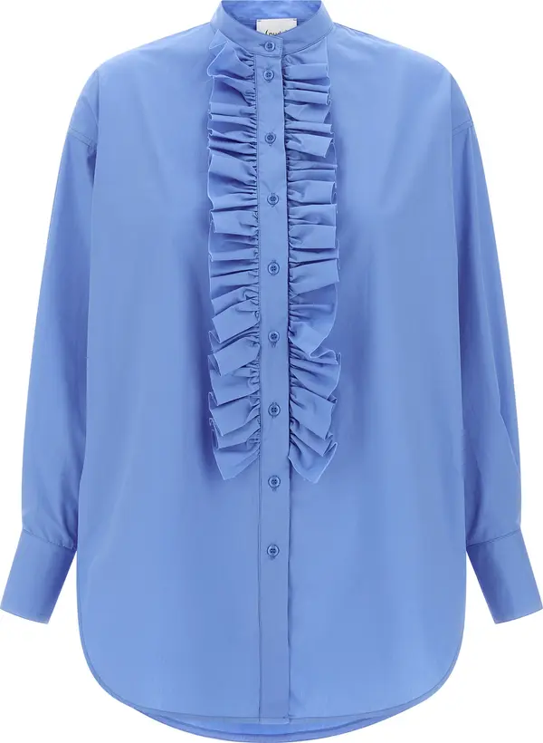 Blue Cotton Blouse