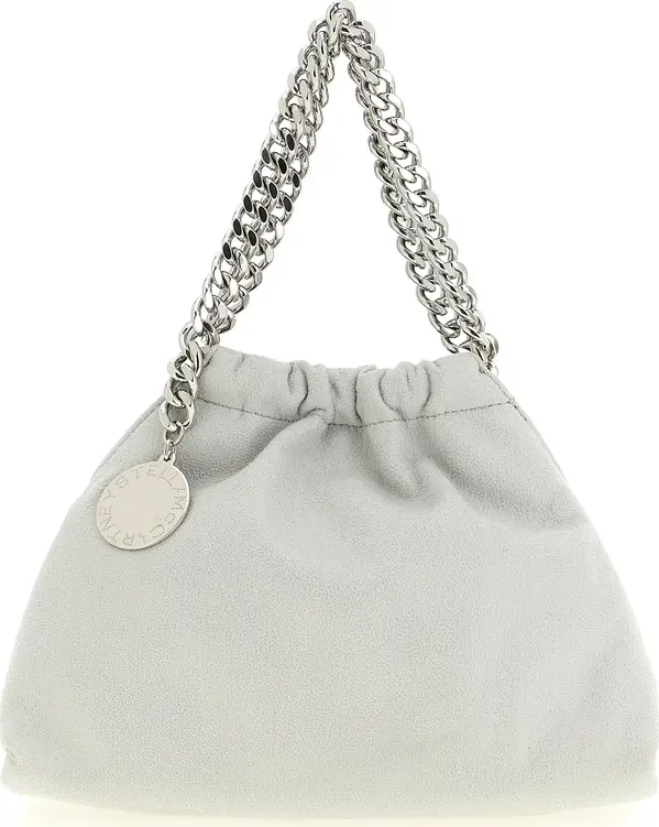 Gray Polyester Handbag