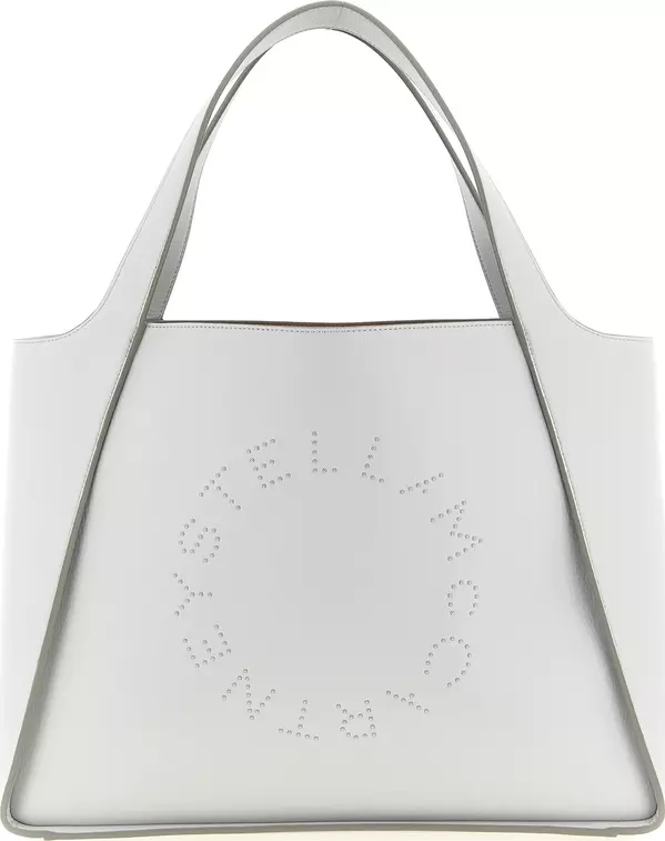Gray Polyamide Tote Bag