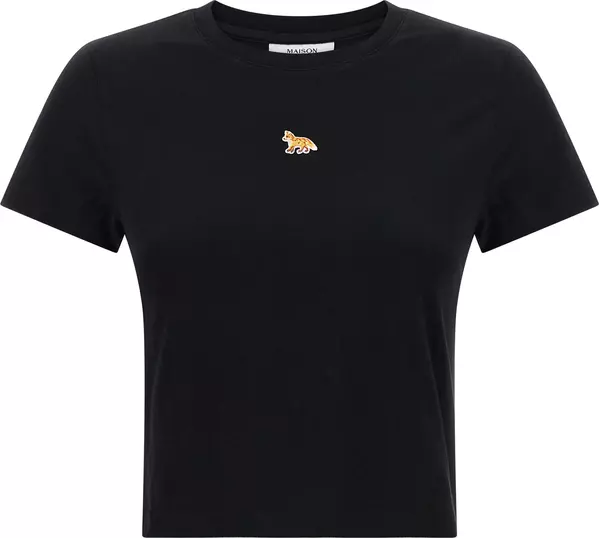 Black Cotton T-Shirt