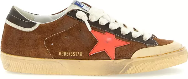 Brown Cowhide Low Top Sneakers