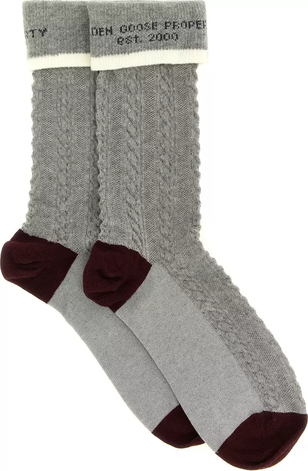 Gray Cotton Socks
