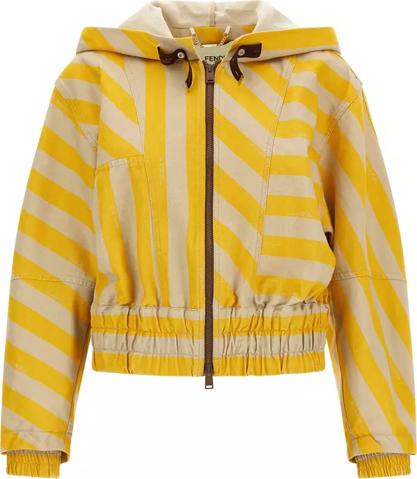 Bicolor Cotton Jacket