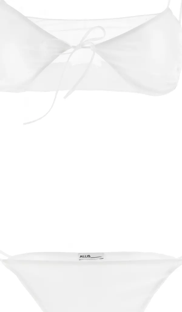 White Polyester Bikini