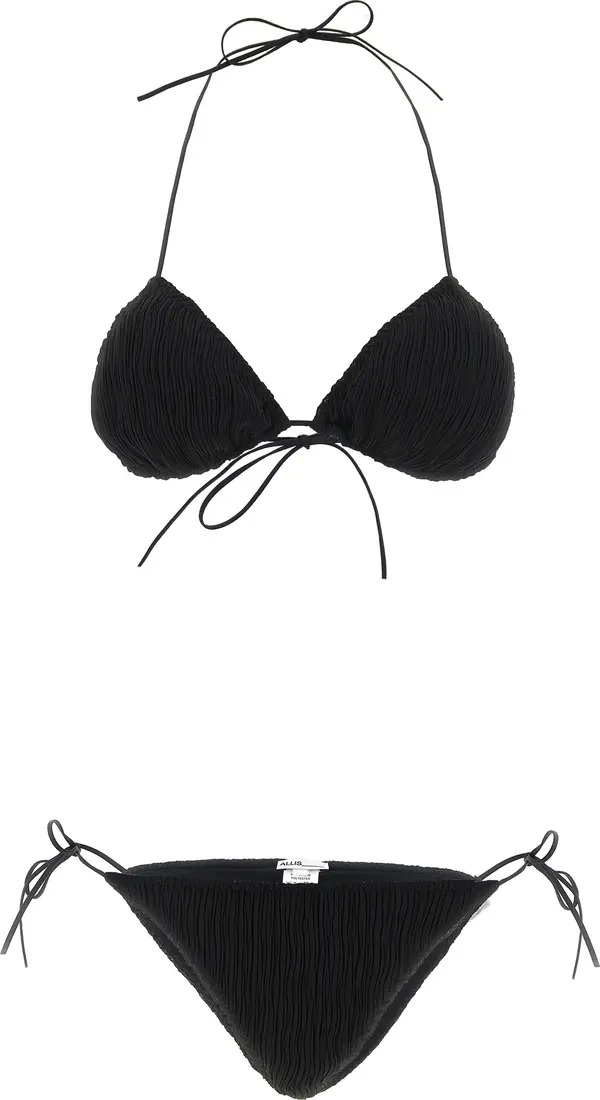 Black Polyester Bikini