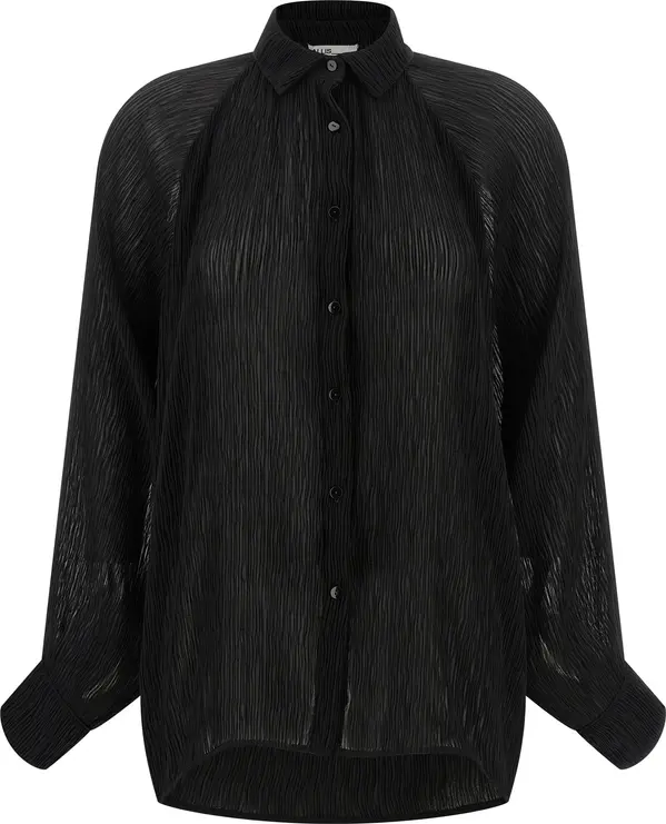Black Polyester Shirt