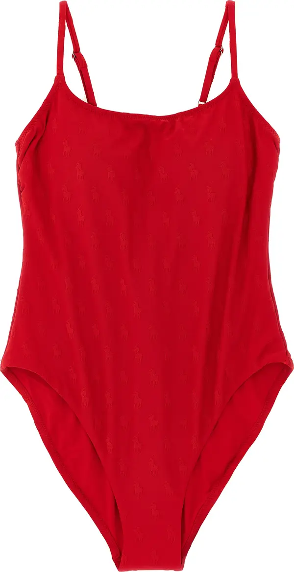 Multicolor Recycled Polyester One-Piece Swimsuit