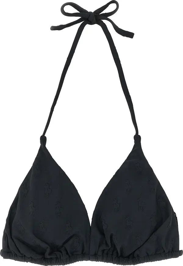 Black Recycled Polyester Bikini