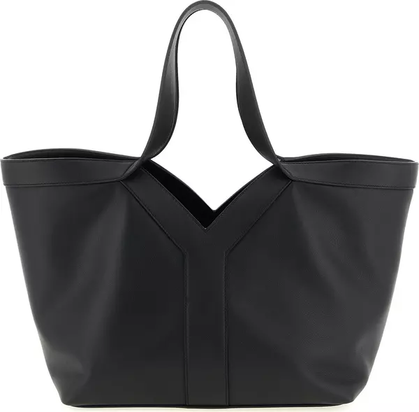 Black Calfskin Tote Bag