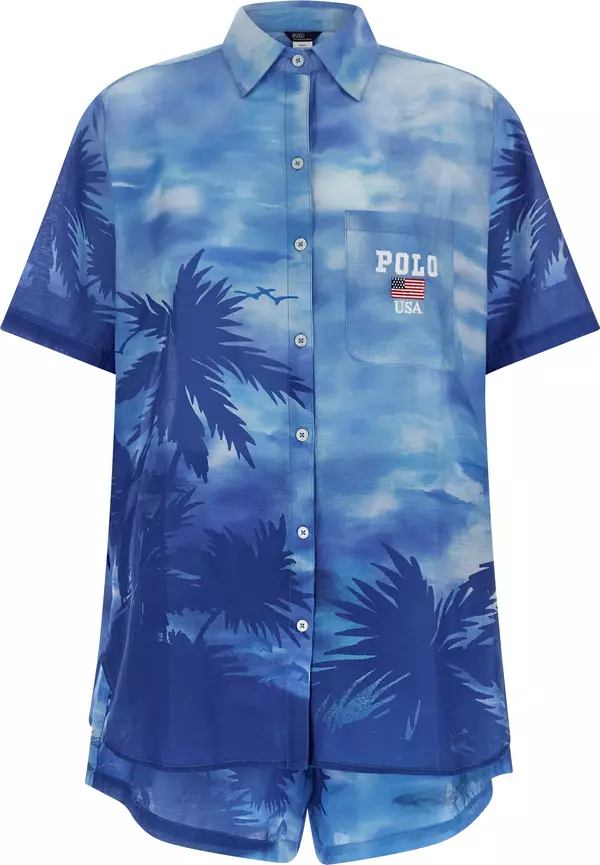 Blue Cotton Shirt