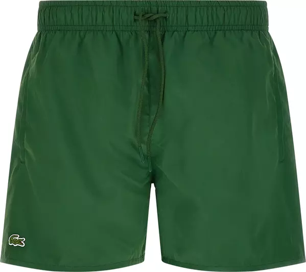 Bicolor Polyester Swim Shorts