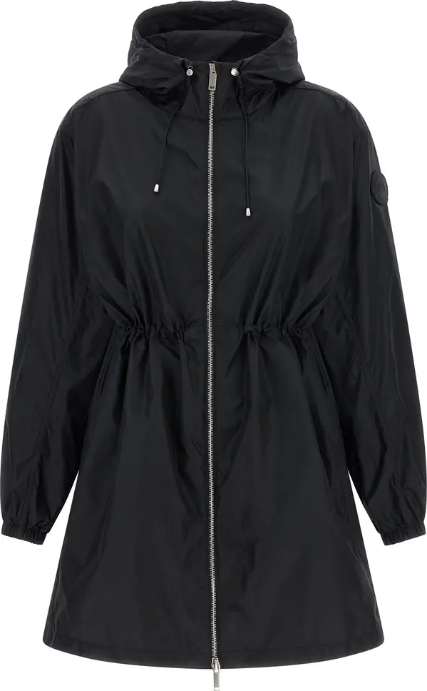 Black Polyamide Parka