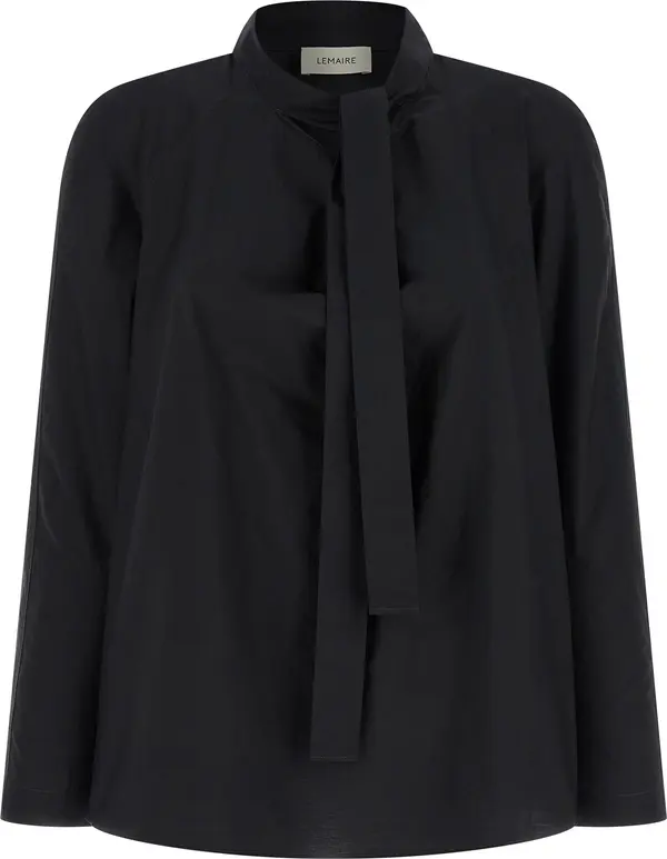 Black Cotton Blouse