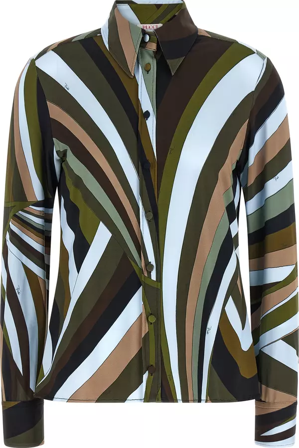 Multicolor Viscose Blouse