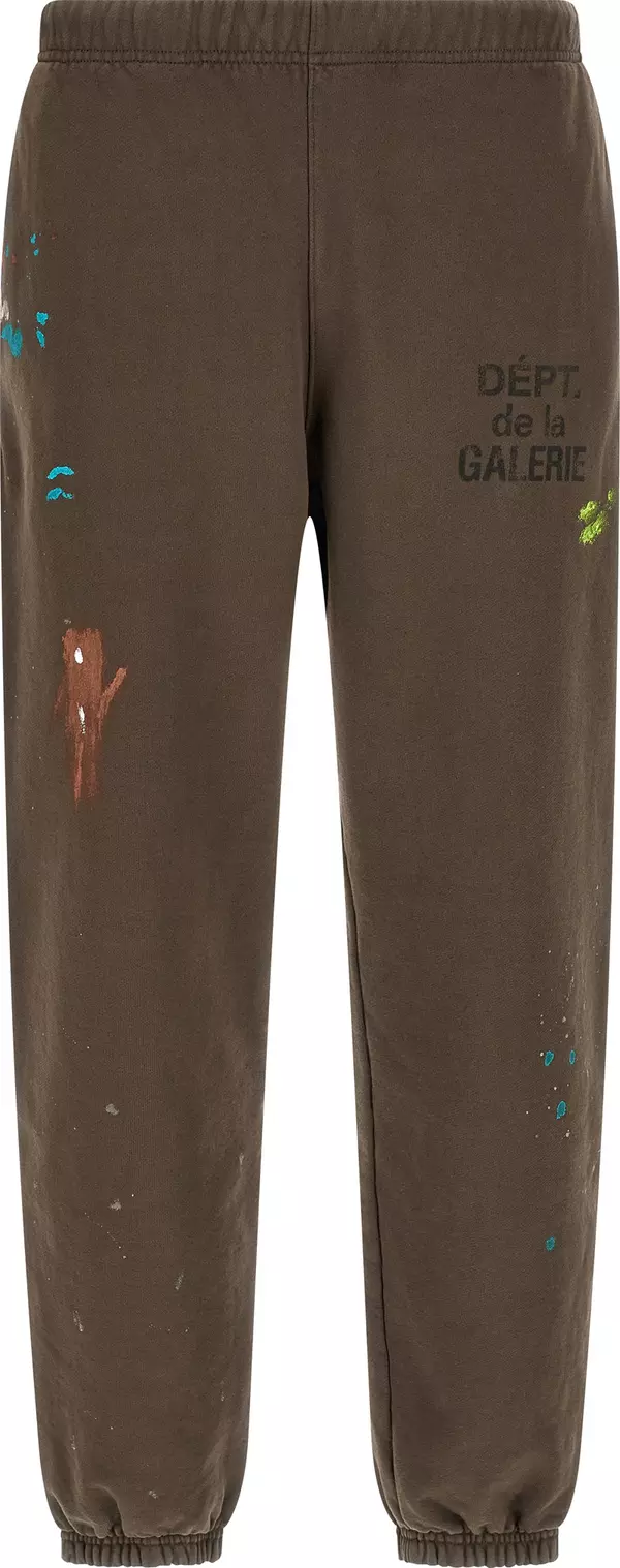 Brown Cotton Joggers (Workout Pants)