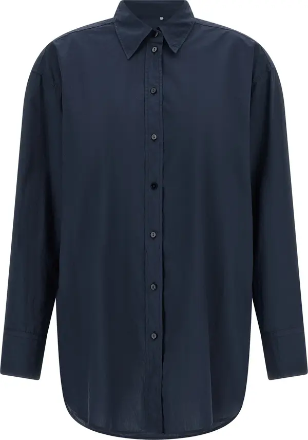 Blue Cotton Blouse