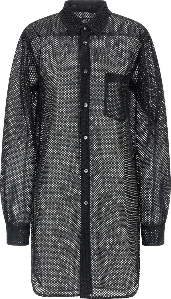 Black Polyester Blouse