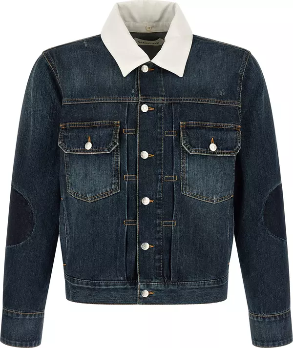 Blue Cotton Denim Jacket