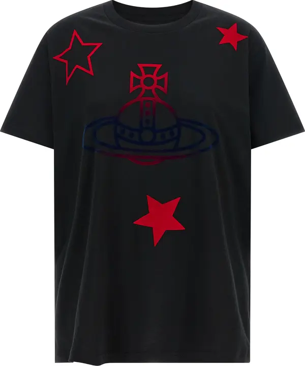 Black Cotton T-Shirt