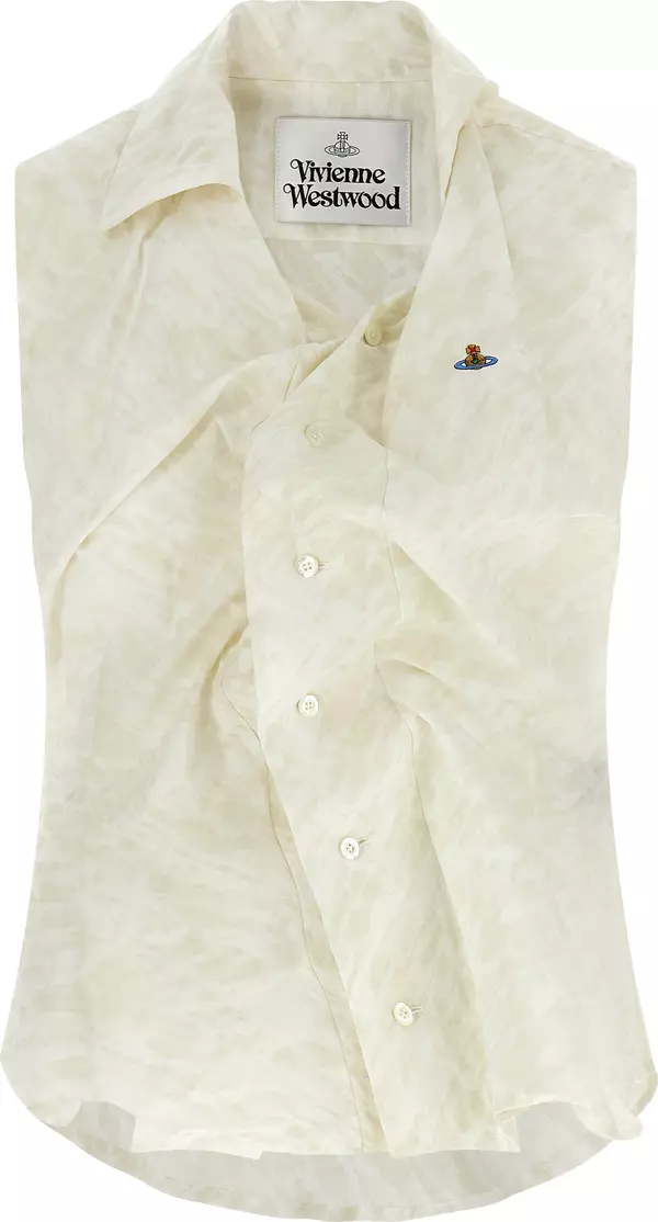 Beige Cotton Blouse