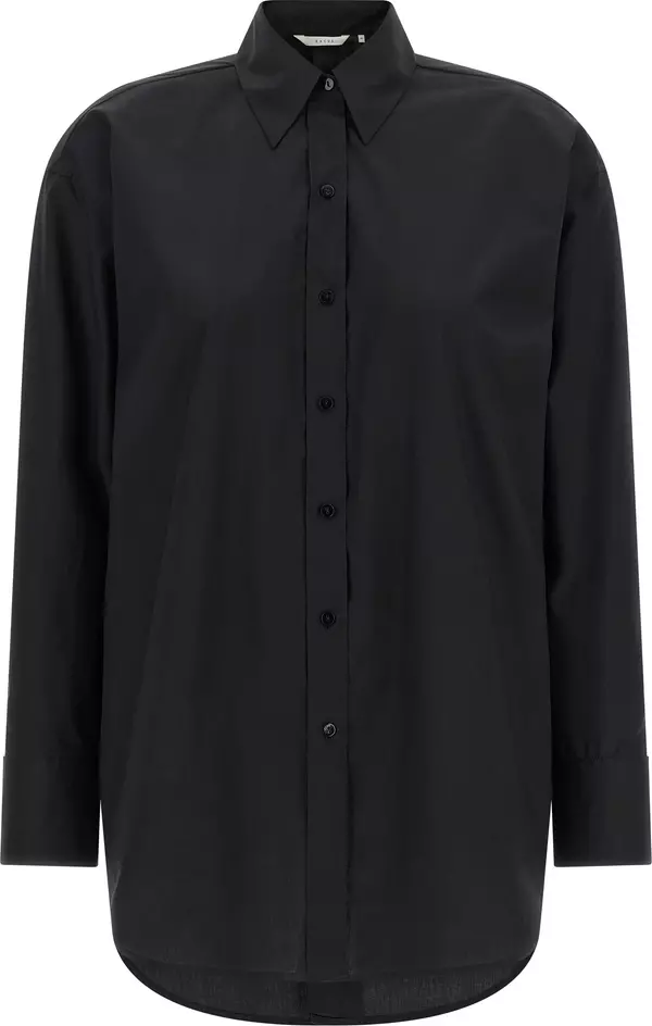 Black Cotton Blouse