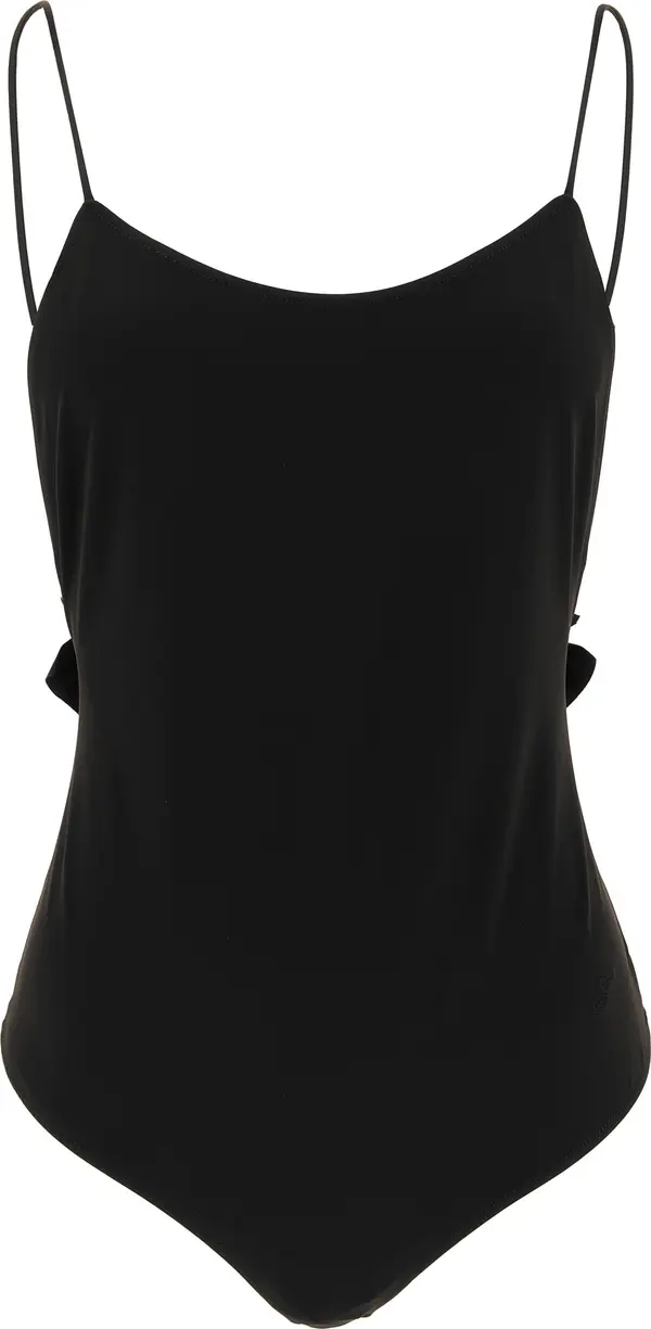 Black Polyamide One-Piece Swimsuit