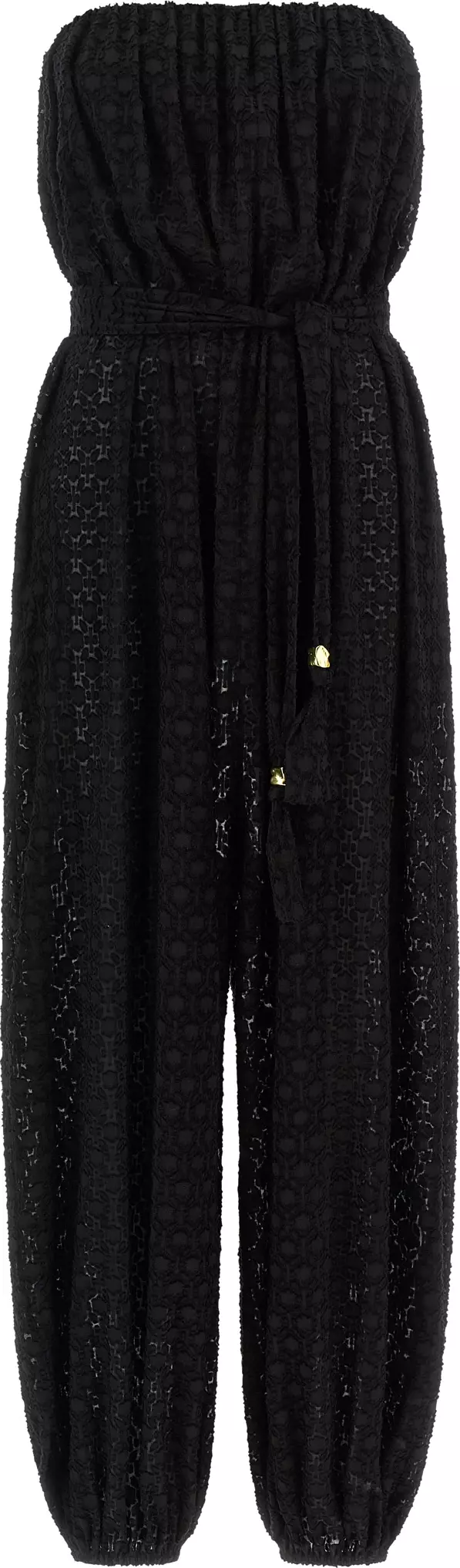 Black Silk Jumpsuit