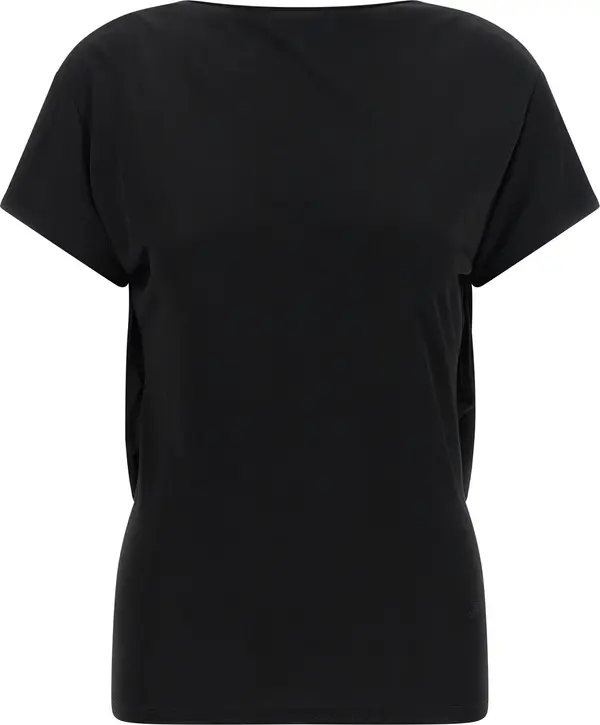 Black Viscose T-Shirt