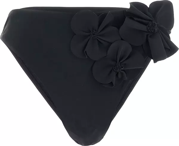 Black Recycled Polyamide Bikini