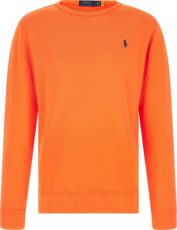 Orange Cotton Sweatshirt