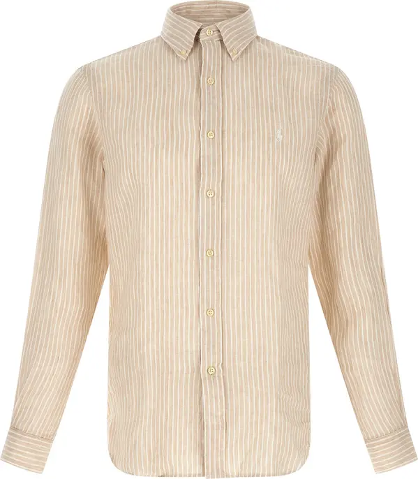 Beige Linen Blouse