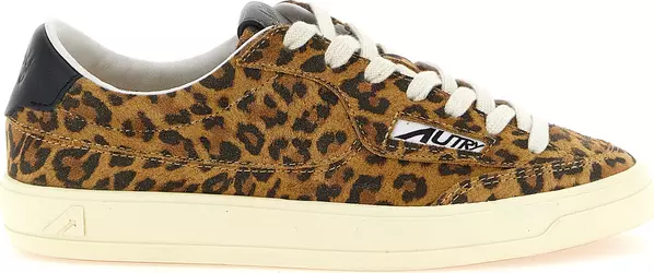 Brown Cowhide Low Top Sneakers