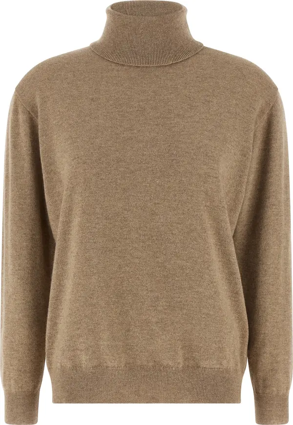 Beige Cashmere Cardigan