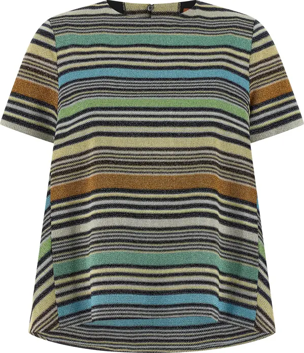 Multicolor Viscose T-Shirt