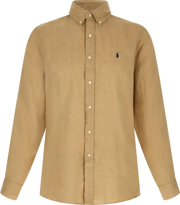 Beige Linen Blouse