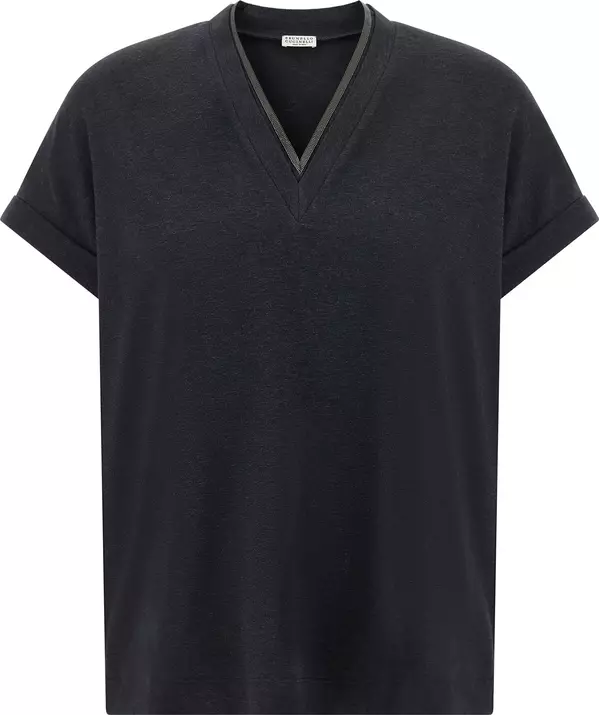 Gray Cotton T-Shirt