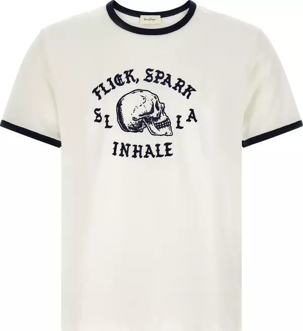 Bicolor Cotton T-Shirt