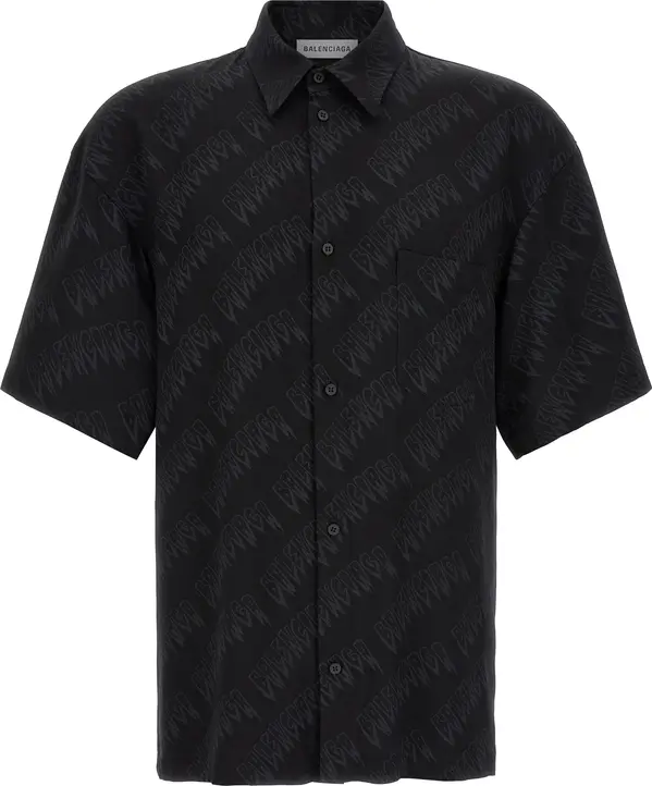 Black Viscose Blouse