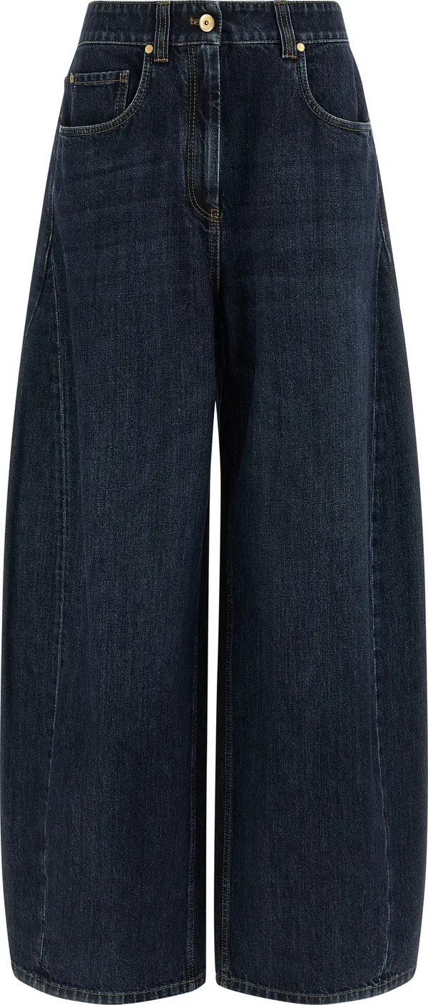 Blue Cotton Jeans Denim