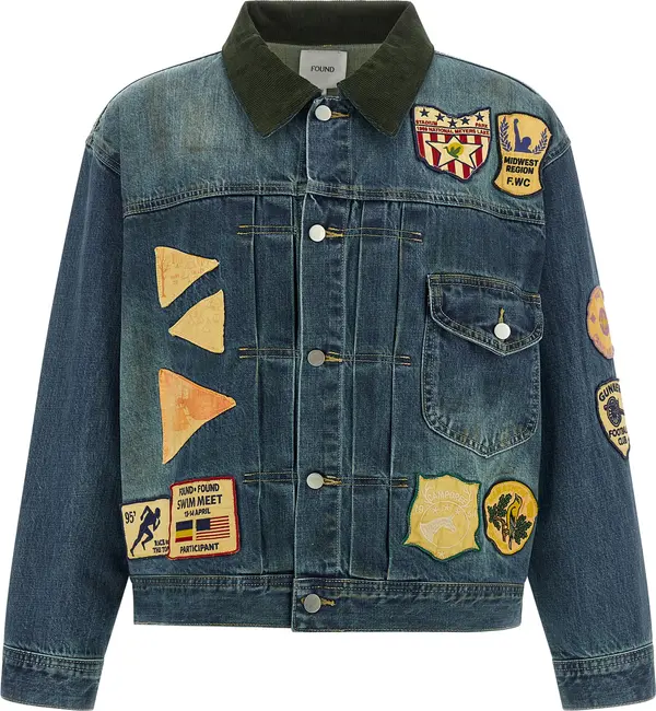 Blue Cotton Denim Jacket