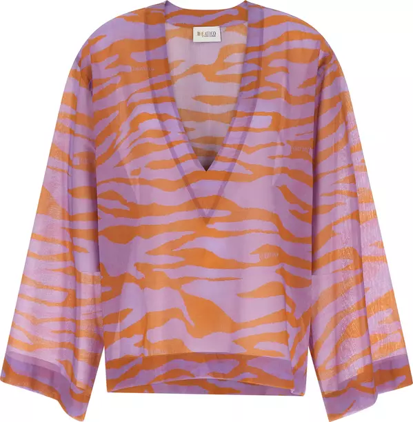 Purple Cotton Blouse