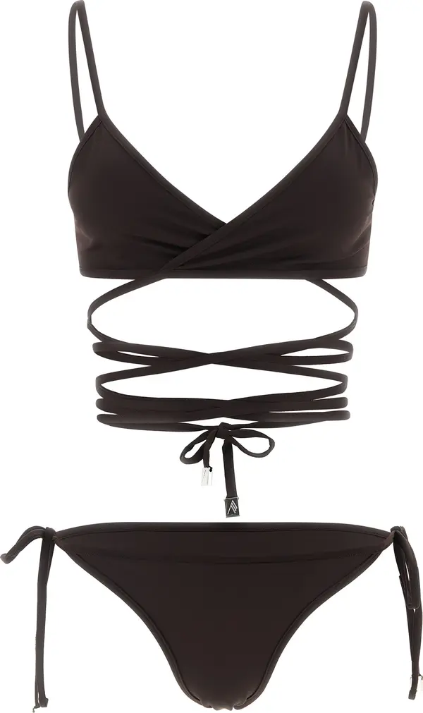 Brown Polyamide Bikini