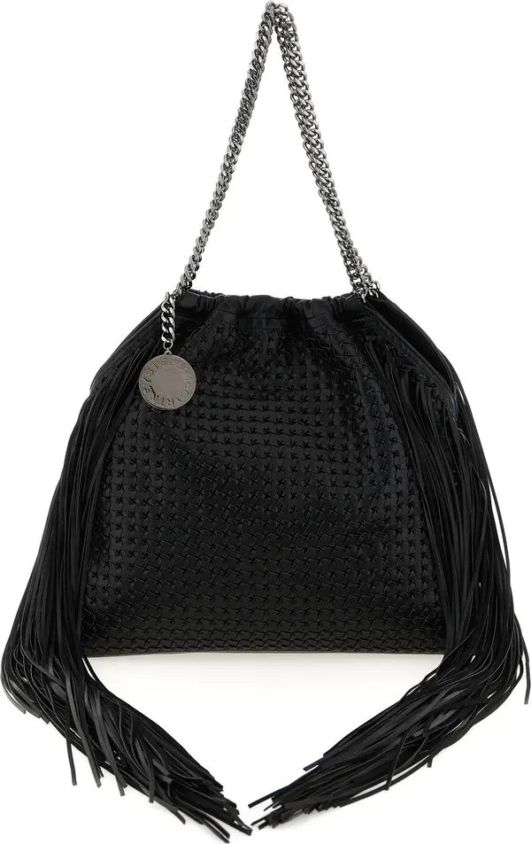 Black Polyamide Shoulder Bag
