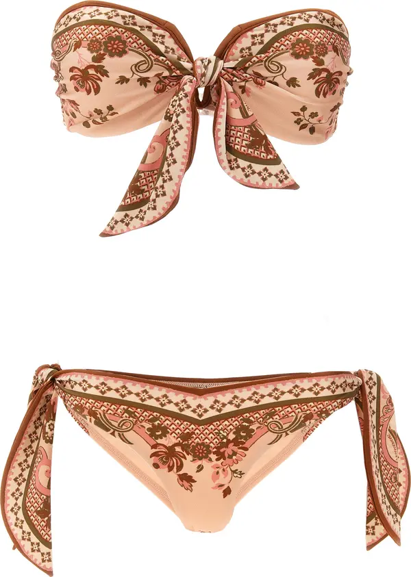 Multicolor Polyamide Bikini
