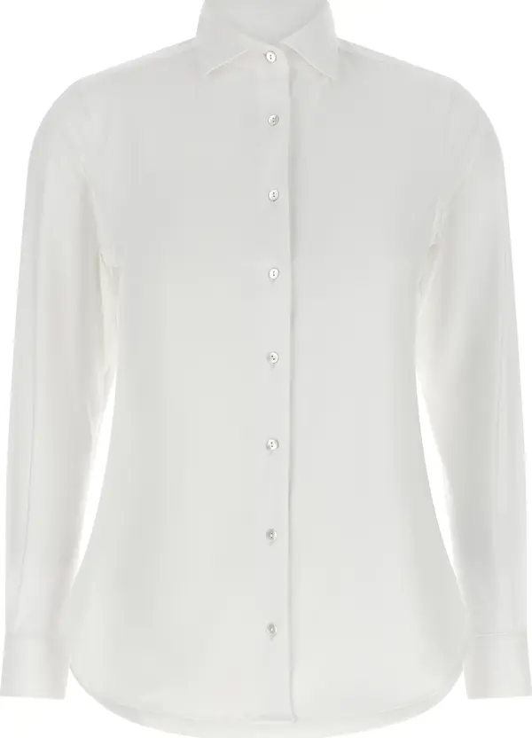 White Polyamide Blouse